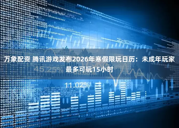 万象配资 腾讯游戏发布2026年寒假限玩日历：未成年玩家最多可玩15小时